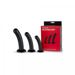 Nexus Dilator Set Silicone Intimate Training Kit Juodas (S/M/L)