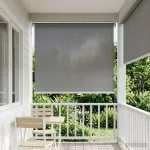 Lauko roletai 90% UV blokavimui &Scaron;viesiai pilka 60 x 230 cm HDPE