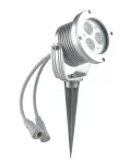 9x1W LED prožektorius IRIDE, sidabro sp., 6000K, dimeriuojamas, IP65