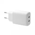 dbramante1928 &ndash; &bdquo;Re-charge Pro&ldquo; &ndash; ES sieninis įkroviklis 2x USB-C 20W &ndash; baltas