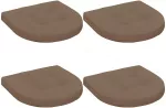 4 dalių sėdynės pagalvėlės 4 vnt. 100% poliesteris Taupe