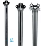 Karboninis Anglies pluo&scaron;to dviračio balnelio stovas 31,6 mm x 350 mm, suderinamas su apvaliais ovaliais bėgeliais, balnelio stulpas, sėdynės stulpas, balnelio vamzdis