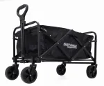 Kraftdele Sulankstomas transportavimo vežimėlis KD3087, 90L Kraft&Dele, spalva: juoda
