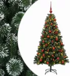 Dirbtinė Kalėdų eglutė su burbulais 120 cm 150 LED &Scaron;ilta balta