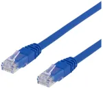 Deltaco TP-65B, 5 m, Cat6, U/UTP (UTP), RJ-45, RJ-45, Mėlynas