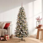 Dirbtinė kalėdinė eglutė su rutuliuku 150 cm 150 LED