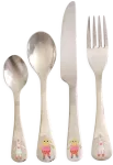 Rice - Stainless Steel Kids Cutlery Set - Unicorn and Dog Print