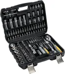 Powermat ANTGALVIŲ RAKTŲ RINKINYS 108 vnt. 1/2" | 1/4" PM-ZKNB-108SU