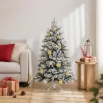 Kalėdų kamuoliukų rinkinys 88 vnt. Auksinė &Oslash; 6 cm Plastmasė