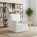 Sofa Krėslas Balta 70 x 81 x 82 cm Audinys
