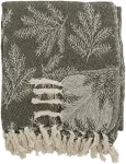 Bloomingville - Gabriela Throw - Žalias - Recycled Cotton
