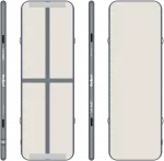 >Airtrack REBEL 300x100x10 gimnastikos ir akrobatikos takelis - pilkas