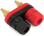 Velleman Banāntipa ligzdas 4mm 45V 2A korpusā divdaļīgs - apzeltīts 44.6mm