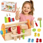 Viga Toys Įrankių dėžė Viga, medinė