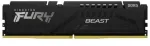 RAM KINGSTON 16GB 5600MHz DDR5 CL40 DIMM rinkinys i&scaron; 2 FURY Beast juodas
