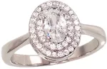 Diamond Sky Jewelry Sidabrinis žiedas su cirkoniais &bdquo;Cecilia&ldquo;