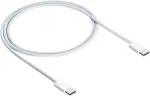 Akyga usb c kabelis 60 w pintas įkrovimo kabelis usb c į usb c nailoninis pintas duomenų kabelis 1 m baltas ak-usb-51
