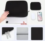 Mosiso plan&scaron;etinio kompiuterio dėklas, skirtas 13 colių ipad pro m4 & ipad air m2 2024, ipad pro 12.9 colių m2 m1 6-osios 5-osios kartos 2022&ndash;2018 su magic keyboard & smart keyboard folio, neopreno ne&scaron;iojimo dėklas su maža ki&scaron;ene, juodas