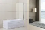 Savana Veduta vienos dalies vonios sienelė 140x80 stiklas 6mm
