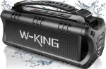 Kompiuterio kolonėlės W-king D8 Mini Bluetooth Garsiakalbis, 30w, 24h Baterija, Ipx6 Vandeniui