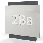 Ap&scaron;viestas namo numeris, lentelė, adreso lentelė In-an Led 35x35