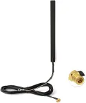 Eightwood Dab+ antena Smb adapteris automobilio radijo antenos lopas, montuojamas ant stiklo su Smb jungtimi 3 m 9.8 pėdos antena Rg174, skirta automobilių radijo imtuvams Pioneer Clarion Alpine Multi-way