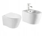 Veldman Alba pakabinamas wc puodas su bide funkcija ir premium slim dangčiu