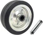 Metalinė-guminė ratlankio ratas 160x44mm su guoliu Zabi
