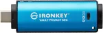 Kingston Ironkey Vault Privacy 50 Fips 197 Type-c sertifikuotas ir Xts-aes 256 bitų &scaron;ifruotas Usb atmintukas didesnei duomenų apsaugai - Ikvp50c/512gb