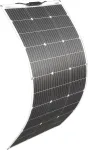 100 W saulės baterija 18 V lankstus saulės modulis monokristalinis saulės įkroviklis, skirtas ne tinklo sistemoms / salų sistemoms / ne&scaron;iojamoms elektrinėms / akumuliatoriams / valtims / automobiliams / stogams / stovyklavimui lauke / įkrovimui / sodui