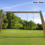Kotarbau&reg; Sūpynių kabliukas 100 mm apvalus medinis karabinas sūpynių spaustukas hamako tvirtinimo elementas sūpynių kabliukas sūpynių pakabinimo tvirtinimo elementas geltonas galvanizuotas