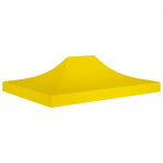 Proginės palapinės stogas, geltonos spalvos, 4x3m, 270 g/m&sup2;