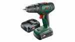 Bosch Universal Drill 18V (2x1,5) Akumuliatorinis dviejų greičių gręžtuvas - suktuvas
