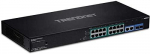 Mar&scaron;rutizatorius Jungiklis TRENDnet TRENDnet 18- Port Gigabit PoE + Smart stebėjimo perjungiklis