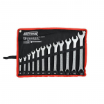 AW-Tools AWTOOLS KLUCZE PŁASKO-OCZKOWE KOMPLET 12elem. 6,7,8,10,12,13,14,15,16,17,19,22 mm