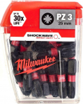 Milwaukee Accessories Smūginis sukimo antgalis MILWAUKEE PZ3 25mm 25 vnt.
