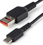USB kabelis StarTech USB-A - USB-C 1 m Juodas (USBSCHAC1M)