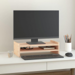 Laikiklis Monitoriaus stovas, 50x27x15cm, pu&scaron;ies medienos masyvas