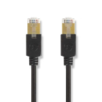 Nedis Cat 6 kabelis | RJ45 jungtis | 3,00m | apvalus | LSZH / PVC | Antracitas | Pakuotė su peržiūros langeliu