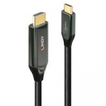 USB kabelis Lindy USB-C - HDMI 1 m Juodas (43367)