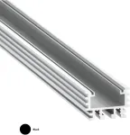 LED profilis INFERNO, juodas, 2m