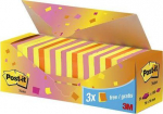 Staples POST- IT Bloczek SUPER STICKY 654 -SS- VP24COL 76x76mm, spalvų derinys 24x90 lak&scaron;tų