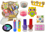 Lean Cars Kosmetikos ir nagų dailės rinkinys vaikams LeanToys Owl Nail Art Makeup Set, 1 vnt.