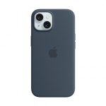 iPhone 15 Silicone Case with MagSafe - Storm Blue