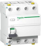 Schneider Electric Schneider III D-40- 4- 100- AC 40A 4 polių 100 mA tipo kintamoji srovė (A9Z12440)
