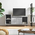 TV staliukas Televizoriaus spintelė, betono pilka, 100x35x55cm, mediena