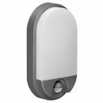 Sieninis &scaron;viestuvas Orno NEFRYT LED 10W, sodo &scaron;viestuvas su judesio jutikliu, 800lm, IP54, 4000K, pilkas