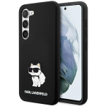 Karl Lagerfeld KLHCS24SSNCHBCK S24 S921harddėklas juodos spalvos Silicone Choupette