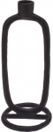 Home Styling Collection Žvakidė 24 cm juoda aliuminė