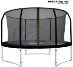 MCU-Sport Pro-line 3,05 m juodas batutas V3.0 + Pro apsauginis tinklas